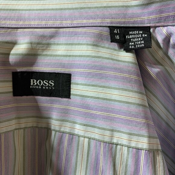 Boss Hugo Boss Striped Dress Shirt - Picture 8 of 13